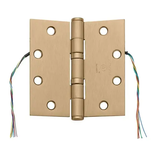 Electrified Hinge Satin Bronze Clear Coated