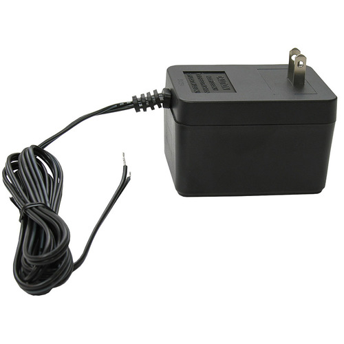 Nortek Security and Control T-1224DC Power Supply 12 VDC at 2 Amps, used with Models XT-1 and XT-4, UL Listed, Class 2, Plug-in Style, Tinned Wires on Output Cable