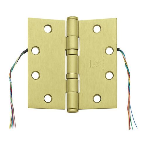 Electrified Hinges Satin Brass