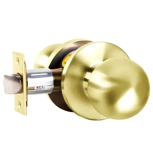 Lock Cylindrical Lock Bright Brass