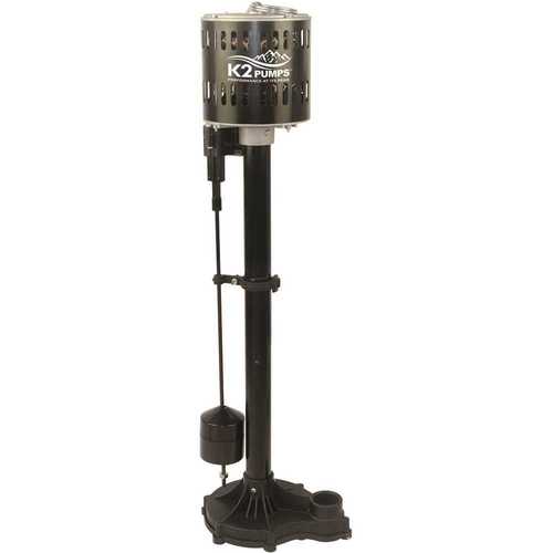 K2 SPP03301K 1/3 HP Thermoplastic Pedestal Sump Pump