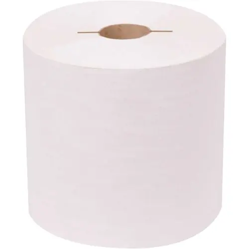 Premium 7.5 in. Bright White Luxury Controlled Hardwound Paper Towels (600 ft. per Roll, )