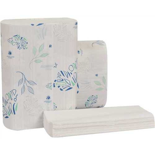 Renown REN06486WB Premium Bright White Luxury MultiFold Paper Towels