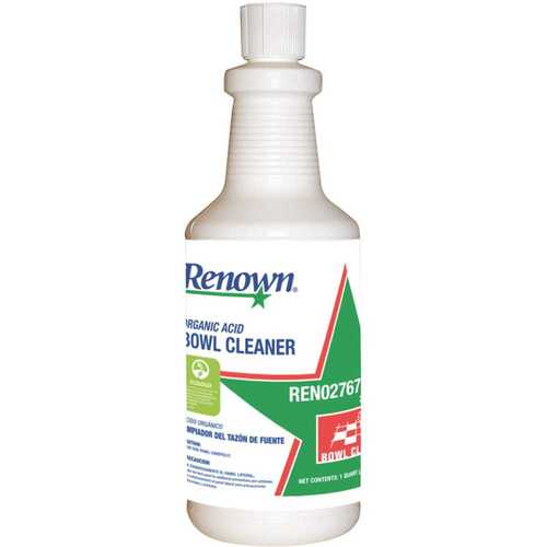 Renown 109440 32 oz. Organic Acid Bowl Cleaner