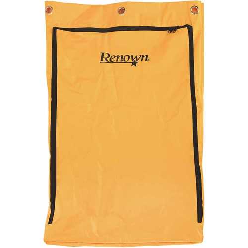 VINYL REPLACEMENT BAG, WITH ZIPPER, YELLOW