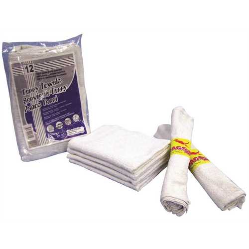 Intex 800507 All-Purpose Terry Bar Towels - pack of 12