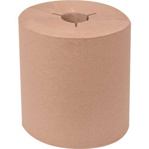 Renown REN06180-WB Natural 8 in. Controlled High-Capacity Hardwound Paper Towels (1,000 ft. per Roll, ) - pack of 6