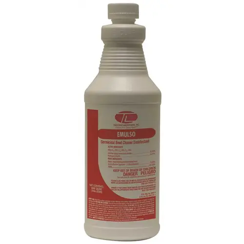 Theochem Laboratories, Inc. 100925-99990-1Q Emulso HD 1 qt. Toilet Bowl Cleaner White - pack of 12
