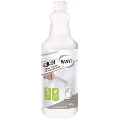 Sany+ UGLB-101-946G12 32 oz. Toilet Bowl Cleaning Gel Teal