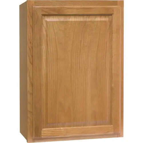 Hampton Assembled 21x30x12 in. Wall Kitchen Cabinet in Medium Oak