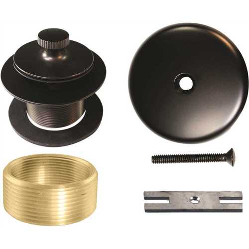 Westbrass D941K-12 3-1/8 in. NPSM Twist and Close Universal Tub Trim with 1-Hole Faceplate in Oil Rubbed Bronze