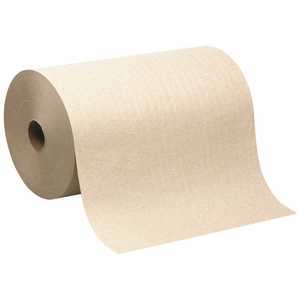 ENMOTION 89440 8 in. 1-Ply Brown Recycled Towel Roll (700 ft./) - pack of 6