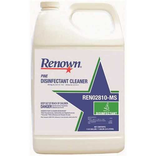 Renown 111419 128 oz. Pine Disinfectant Cleaner