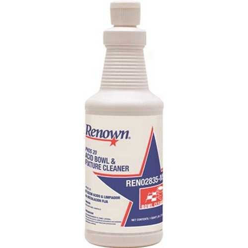 Renown 111448 PHOS20 1 Qt. Acid Bowl Cleaner