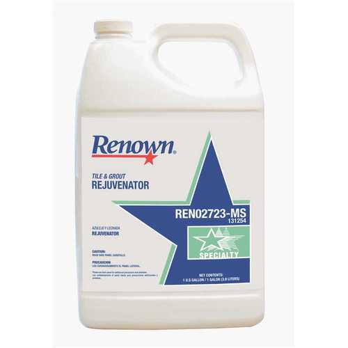 Renown 111386 Tile and Grout Rejuvenator 128 oz. Cleaner