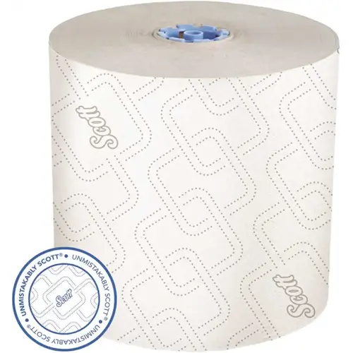 White Hard Roll Paper Towels Absorbency Pockets for Dispenser (6,900 ft.) - pack of 6