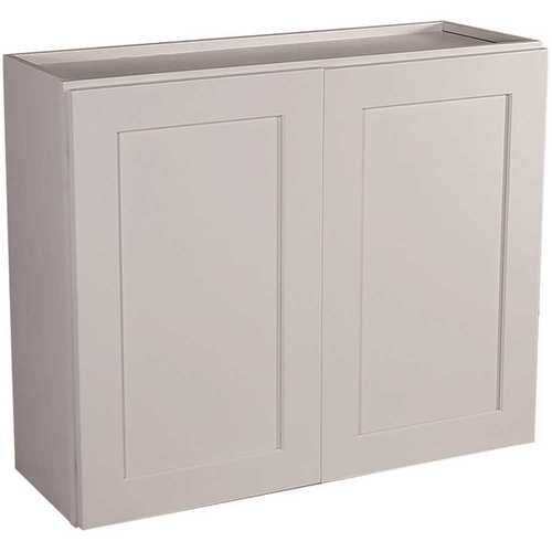 Brookings Plywood Ready to Assemble Shaker 33x24x12 in. 2-Door Wall Kitchen Cabinet in White
