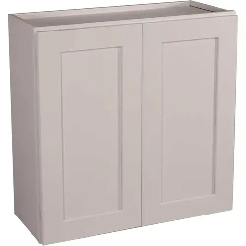 Brookings Plywood Ready to Assemble Shaker 27x30x12 in. 2-Door Wall Kitchen Cabinet in White