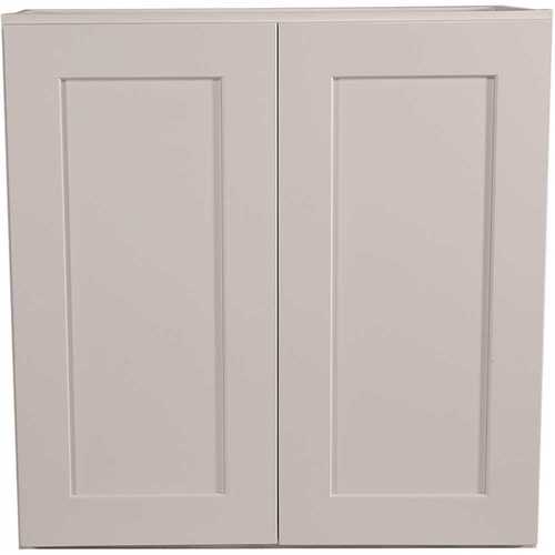 Design House 561597 Brookings Plywood Ready to Assemble Shaker 30x24x12 in. 2-Door Wall Kitchen Cabinet in White