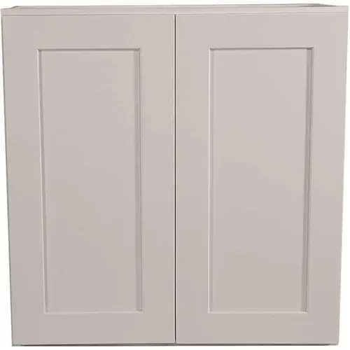 Brookings Plywood Assembled Shaker 30x24x12 in. 2-Door Wall Kitchen Cabinet in White