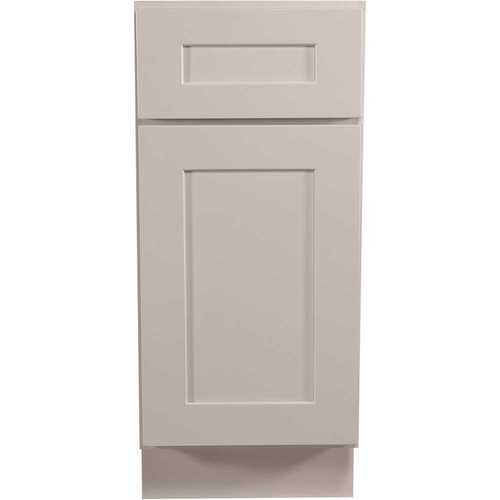 Design House 613141 Brookings Plywood Assembled Shaker 18x34.5x24 in. 1-Door 1-Drawer Base Kitchen Cabinet in White