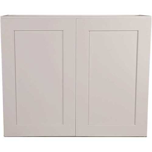 Brookings Plywood Ready to Assemble Shaker 33x30x12 in. 2-Door Wall Kitchen Cabinet in White