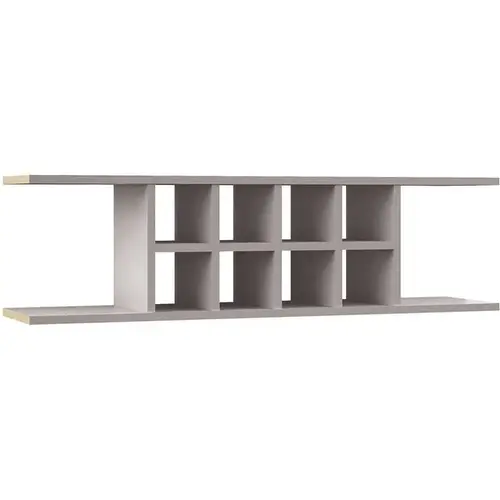 Shaker Partially Assembled 48 x 13.375 x 11.25 in. Wall Flex Shelf in Dove Gray