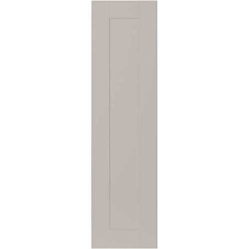 0.65x41.25x10.94 in. Shaker Wall Cabinet Decorative End Panel in Dove Gray