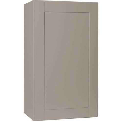 Shaker Assembled 21x36x12 in. Wall Kitchen Cabinet in Dove Gray