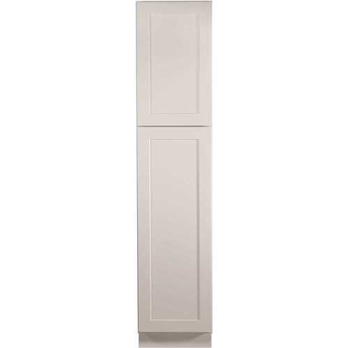 Design House 613588 Brookings Plywood Assembled Shaker 18x84x24 in. 2-Door Pantry/Utility Kitchen Cabinet in White