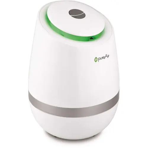 Filtration, Ionization, Activated Oxygen Room Air Purifier White