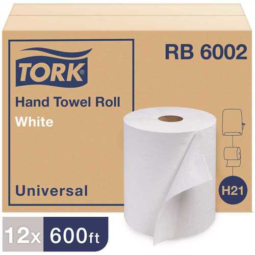 Universal White Hardwound Paper Towels