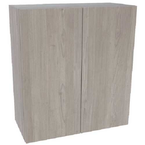 Cambridge SA-WU3042-GN Ready to Assemble Threespine 30 in. x 42 in. x 12 in. Stock Wall Cabinet in Grey Nordic