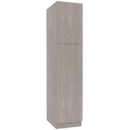 Cambridge SA-PU1890-GN Ready to Assemble Threespine 18 in. x 90 in. x 24 in. Stock Pantry Cabinet in Grey Nordic