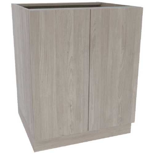 Ready to Assemble Threespine 30 in. x 34.5 in. x 21 in. Stock Vanity Sink Base Cabinet in Grey Nordic