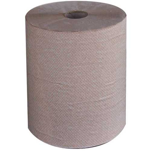 Natural Hardwound Roll Paper Towels ( 600 ft. Per Roll) - pack of 12