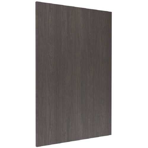Standard 36 in. x 21 in. x 1 in. Vanity End Panel in Carbon Marine Finish