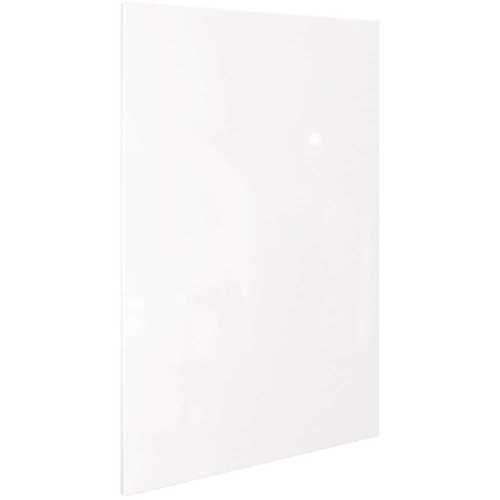 Standard 42 in. x 12 in. x 1 in. Cabinet Decorative End Panel in White Gloss