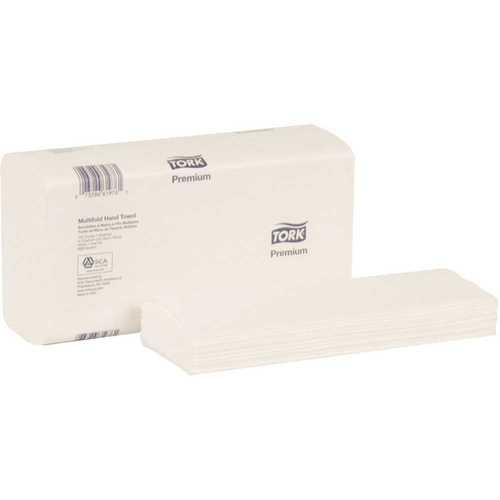 Premium White 3-Panel Multi-Fold Paper Towels (250-Sheets/Pack)