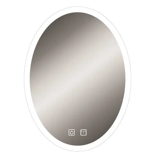 Litex MIR3009C 31.5 in x 23.63 in. Bluetooth LED Bathroom Mirror With Defogger, Night Light, and 2 touch on/off Clear