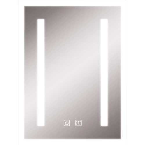 Litex MIR3013BC Bluetooth Vertical Rectangle LED Mirror with Defogger and Touch On/Off Switch
