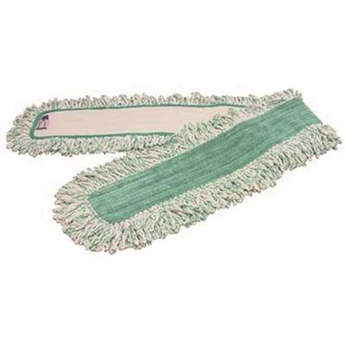 48 in. Green Microfiber Dust Mop with Fringe - pack of 3