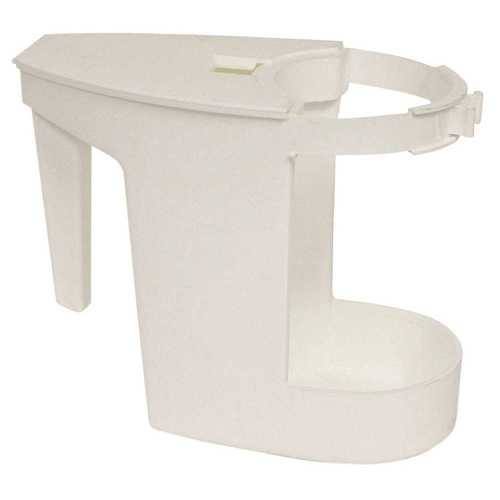 8 in. x 4 in. x 6 in. White Cleaning Super Toilet Bowl Caddy