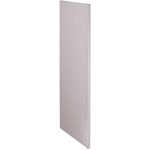 Veiled Gray Shaker Assembled Plywood 3 in. x 34.5 in. x 24 in. Kitchen Cabinet Base Decorative Dishwasher End Panel