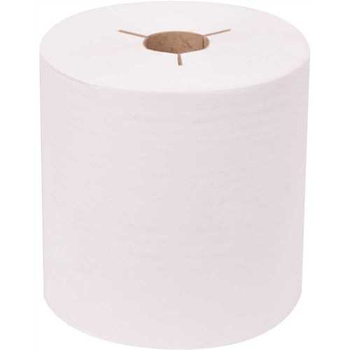 White Advanced 8 in. Controlled Hardwound Paper Towels (800 ft. per Roll, ) - pack of 6