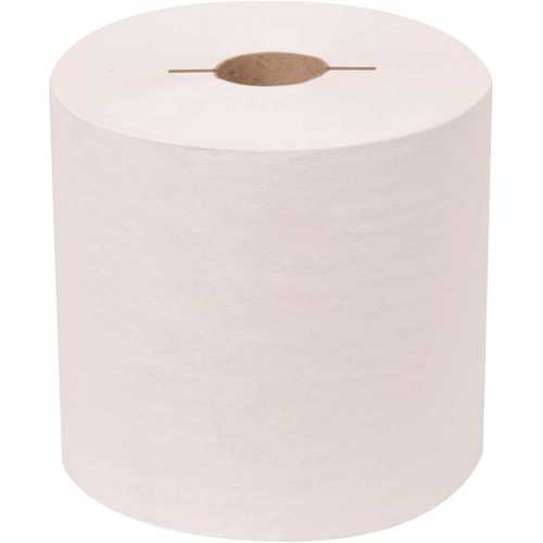 7.5 in. White Advanced Controlled Hardwound Paper Towels (800 ft. per Roll, ) - pack of 6