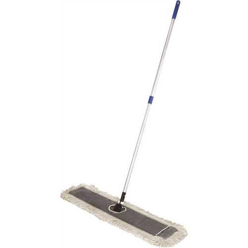 48 in. Cotton Dust Mop Set with Telescopic Handle