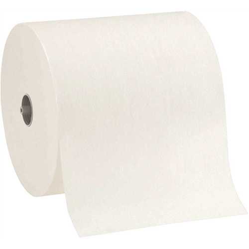 8 in. Recycled Paper Towel Roll, White (1150 ft./Roll, ) Color/Finish Family