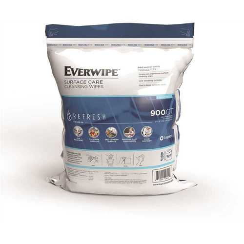 EVERWIPE 11100 6 in. x 8 in. All-Purpose Cleaner Wipes - pack of 4