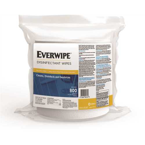 EVERWIPE 10100 800-Sheets/Bag Disinfectant Wipes - pack of 4